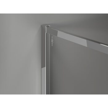 MEXEN/S - Kyoto-XF Sprchová zástena WALK-IN s rámom 70 x 202, grafit 10 mm, chróm 800-070-104-01-40-X