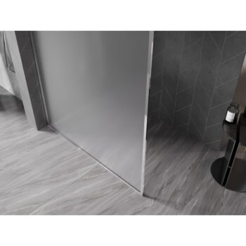 MEXEN/S - Kyoto-XF Sprchová zástena WALK-IN s rámom 80 x 202, dekor 10 mm, chróm 800-080-104-01-30-X