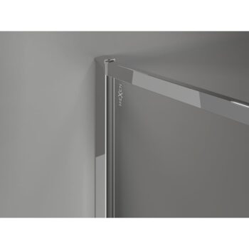 MEXEN/S - Kyoto-XF Sprchová zástena WALK-IN s rámom 90 x 202, dekor 10 mm, chróm 800-090-104-01-30-X