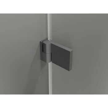 MEXEN/S - Lunar-B Duo sprchovací kút dvere krídlové 100 x 80, transparent, grafit metal 832-100L-080P-95-00