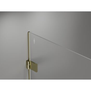 MEXEN/S - Lunar-B Duo sprchovací kút dvere krídlové 100 x 80, transparent, zlato 832-100L-080P-50-00