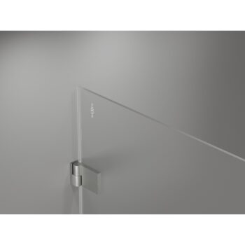 MEXEN/S - Lunar-B Duo sprchovací kút dvere krídlové 100 x 90, transparent, nikel kartáčovaný 832-100L-090P-97-00
