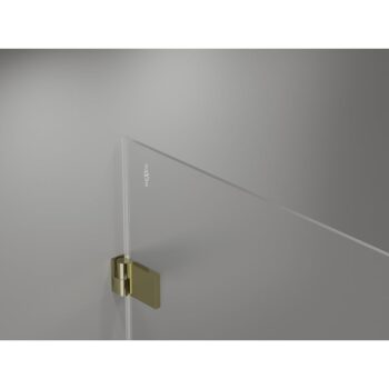 MEXEN/S - Lunar-B Duo sprchovací kút dvere krídlové 70 x 70, transparent, zlato 832-070L-070P-50-00