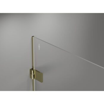 MEXEN/S - Lunar-B Duo sprchovací kút dvere krídlové 70 x 70, transparent, zlato 832-070L-070P-50-00