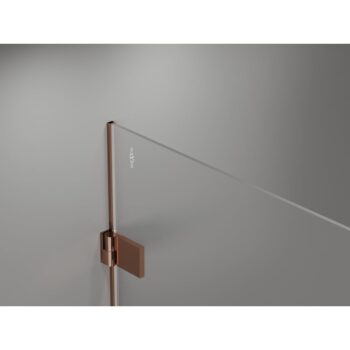 MEXEN/S - Lunar-B Duo sprchovací kút dvere krídlové 80 x 70, transparent, ružové zlato 832-080L-070P-60-00