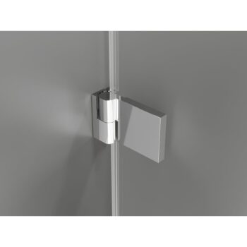 MEXEN/S - Lunar-B Duo sprchovací kút dvere krídlové 85 x 80, transparent, chróm 832-085L-080P-01-00