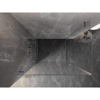 MEXEN/S - Lunar-B Duo sprchovací kút dvere krídlové 90 x 70, transparent, chróm 832-090L-070P-01-00