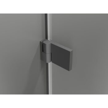 MEXEN/S - Lunar-B Duo sprchový kút dvere krídlové 90 x 90, transparent, grafit metal 832-090L-090P-95-00