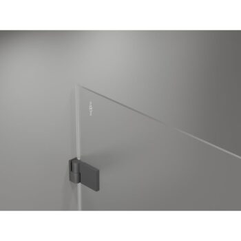 MEXEN/S - Lunar-B Duo sprchový kút dvere krídlové 90 x 90, transparent, grafit metal 832-090L-090P-95-00