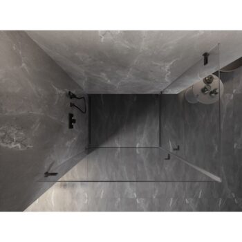 MEXEN/S - Lunar-B Duo sprchový kút dvere krídlové 95 x 90, transparent, grafit metal 832-095L-090P-95-00