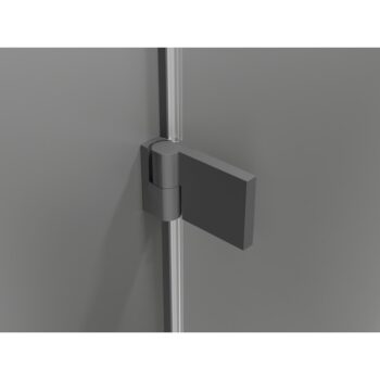 MEXEN/S - Lunar-B Duo sprchový kút dvere krídlové 95 x 90, transparent, grafit metal 832-095L-090P-95-00