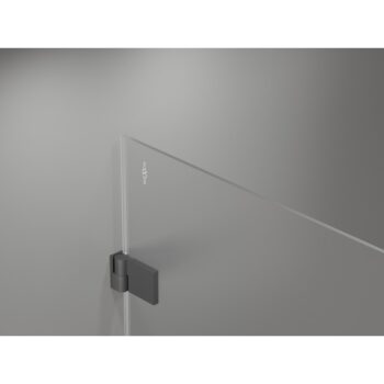 MEXEN/S - Lunar-B Duo sprchový kút dvere krídlové 95 x 95, transparent, grafit metal 832-095L-095P-95-00