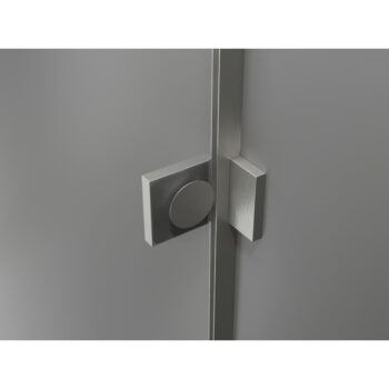 MEXEN/S - Lunar-B L sprchový kút dvere krídlové ľavá 70 x 70, transparent, nikel szczotkowan 832L-070-070-97-00-L