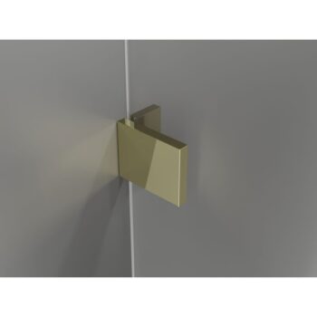 MEXEN/S - Lunar-B L sprchový kút dvere krídlové ľavá 90 x 70, transparent, zlato 832L-090-070-50-00-L