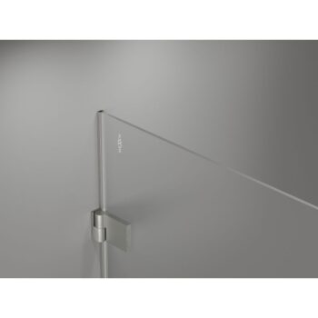 MEXEN/S - Lunar-B L sprchový kút dvere krídlové pravá 70 x 70, transparent, nikel kartáčovaný 832L-070-070-97-00-P