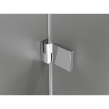 MEXEN/S - Lunar-B L sprchový kút dvere krídlové pravá 90 x 70, transparent, chróm 832L-090-070-01-00-P