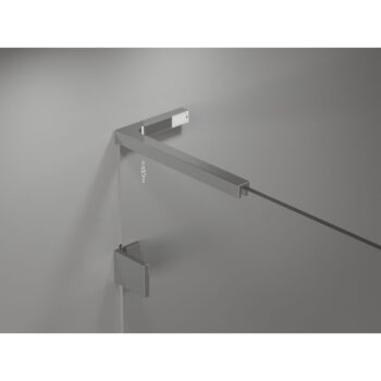 MEXEN/S - Lunar-B L sprchový kút dvere krídlové pravá 90 x 70, transparent, chróm 832L-090-070-01-00-P