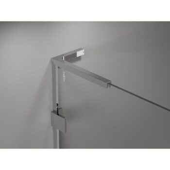 MEXEN/S - Lunar-B L sprchový kút dvere krídlové pravá 90 x 70, transparent, chróm 832L-090-070-01-00-P