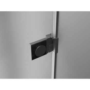 MEXEN/S - Lunar-B L sprchový kút dvere krídlové pravá 90 x 70, transparent, grafit kartáčovaná 832L-090-070-66-00-P