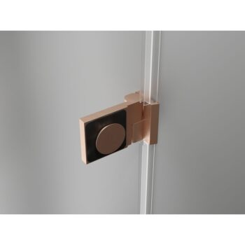 MEXEN/S - Lunar-B L sprchový kút dvere krídlové pravá 90 x 70, transparent, meď kartáčovaná 832L-090-070-65-00-P