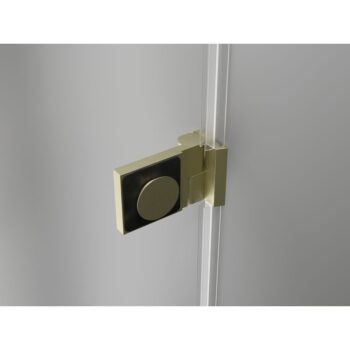 MEXEN/S - Lunar-B L sprchový kút dvere krídlové pravá 90 x 70, transparent, zlato kartáčovaná 832L-090-070-55-00-P