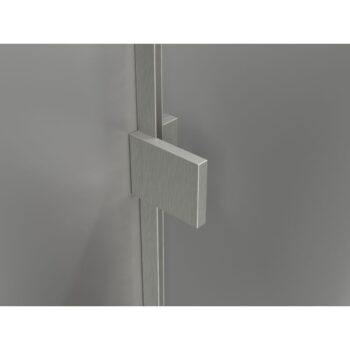 MEXEN/S - Lunar-B sprchovací kút dvere krídlové ľavá 70 x 70, transparent, nikel kartáčovaný 832-070-070-97-00-L