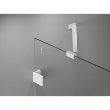 MEXEN/S - Lunar-B sprchovací kút dvere krídlové ľavá 75 x 70, transparent, biela 832-075-070-20-00-L