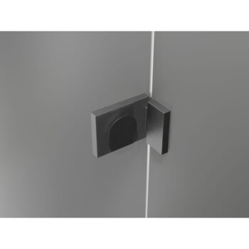 MEXEN/S - Lunar-B sprchovací kút dvere krídlové ľavá 75 x 70, transparent, grafit kartáčovaná 832-075-070-66-00-L