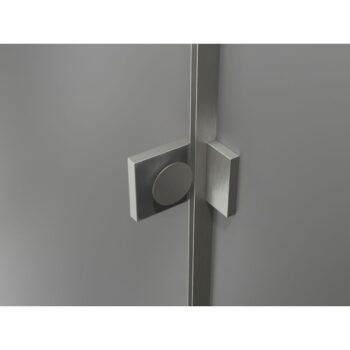 MEXEN/S - Lunar-B sprchovací kút dvere krídlové ľavá 80 x 70, transparent, nikel kartáčovaný 832-080-070-97-00-L