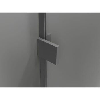MEXEN/S - Lunar-B sprchovací kút dvere krídlové ľavá 85 x 70, transparent, grafit metal 832-085-070-95-00-L