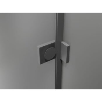 MEXEN/S - Lunar-B sprchovací kút dvere krídlové ľavá 85 x 70, transparent, grafit metal 832-085-070-95-00-L