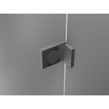 MEXEN/S - Lunar-B sprchovací kút dvere krídlové ľavá 85 x 70, transparent, grafit metal 832-085-070-95-00-L