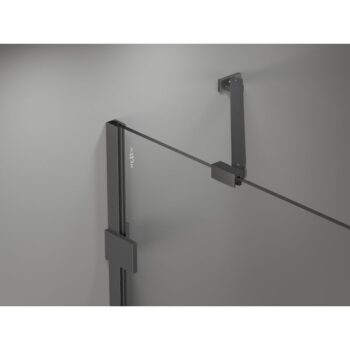 MEXEN/S - Lunar-B sprchovací kút dvere krídlové ľavá 85 x 70, transparent, grafit metal 832-085-070-95-00-L