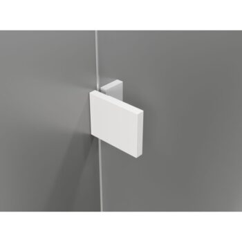MEXEN/S - Lunar-B sprchovací kút dvere krídlové ľavá 90 x 70, transparent, biela 832-090-070-20-00-L