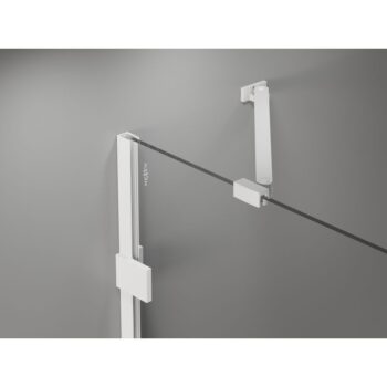 MEXEN/S - Lunar-B sprchovací kút dvere krídlové ľavá 95 x 70, transparent, biela 832-095-070-20-00-L