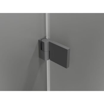 MEXEN/S - Lunar-B sprchovací kút dvere krídlové pravá 90 x 70, transparent, grafit metal 832-090-070-95-00-P