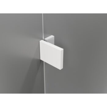 MEXEN/S - Lunar Duo sprchovací kút dvere krídlové 100 x 95, transparent, biela 834-100L-095P-20-00