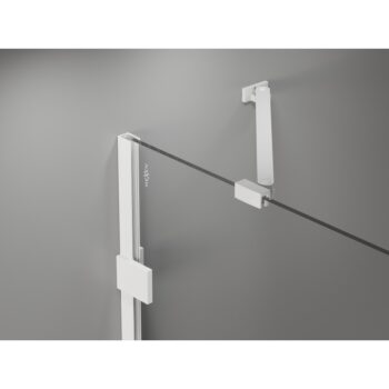 MEXEN/S - Lunar Duo sprchovací kút dvere krídlové 105 x 70, transparent, biela 834-105L-070P-20-00