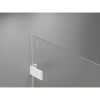 MEXEN/S - Lunar-F Duo sprchovací kút skladacie dvere 100 x 70, transparent, biela 836-100L-070P-20-00