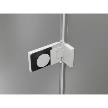 MEXEN/S - Lunar-F Duo sprchovací kút skladacie dvere 70 x 70, transparent, biela 836-070L-070P-20-00