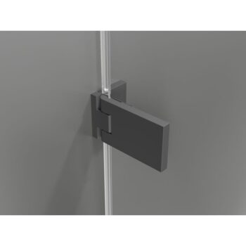 MEXEN/S - Lunar-F Duo sprchovací kút skladacie dvere 70 x 70, transparent, grafit metal 836-070L-070P-95-00