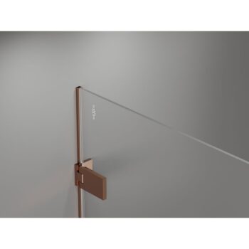 MEXEN/S - Lunar-F Duo sprchovací kút skladacie dvere 75 x 70, transparent, ružové zlato 836-075L-070P-60-00