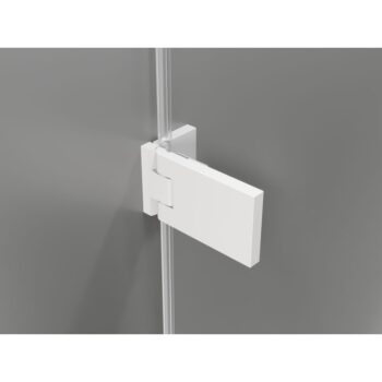 MEXEN/S - Lunar-F Duo sprchovací kút skladacie dvere 75 x 75, transparent, biela 836-075L-075P-20-00
