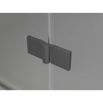 MEXEN/S - Lunar-F Duo sprchovací kút skladacie dvere 80 x 70, transparent, grafit metal 836-080L-070P-95-00