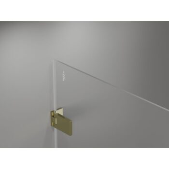 MEXEN/S - Lunar-F Duo sprchovací kút skladacie dvere 80 x 70, transparent, zlato 836-080L-070P-50-00