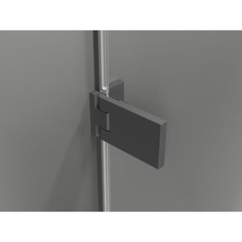 MEXEN/S - Lunar-F Duo sprchovací kút skladacie dvere 85 x 70, transparent, grafit metal 836-085L-070P-95-00