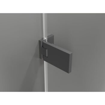 MEXEN/S - Lunar-F Duo sprchovací kút skladacie dvere 85 x 70, transparent, grafit metal 836-085L-070P-95-00