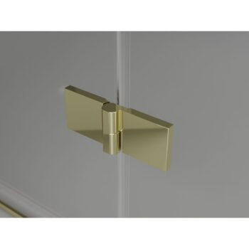 MEXEN/S - Lunar-F Duo sprchovací kút skladacie dvere 85 x 70, transparent, zlato 836-085L-070P-50-00
