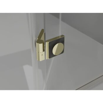 MEXEN/S - Lunar-F Duo sprchovací kút skladacie dvere 85 x 70, transparent, zlato 836-085L-070P-50-00