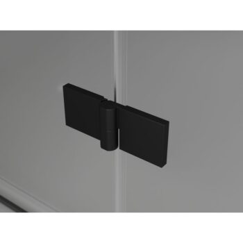 MEXEN/S - Lunar-F Duo sprchovací kút skladacie dvere 85 x 75, transparent, čierna 836-085L-075P-70-00